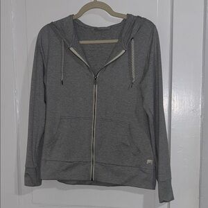 Vuori Gray Zip-Up Hoodie